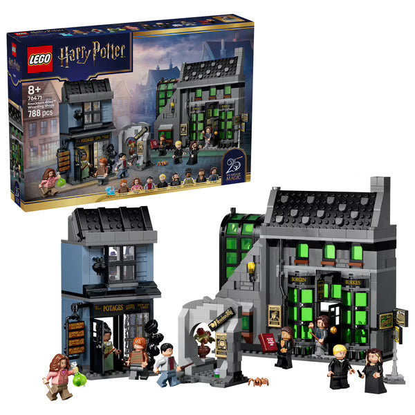 LEGO Harry Potter Knockturn Alley Wizarding Shops 76471 – 788 Pieces