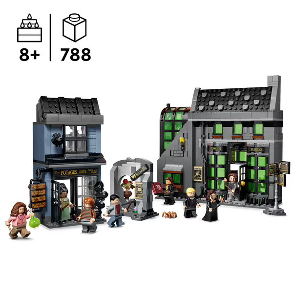 LEGO Harry Potter Knockturn Alley Wizarding Shops 76471 – 788 Pieces