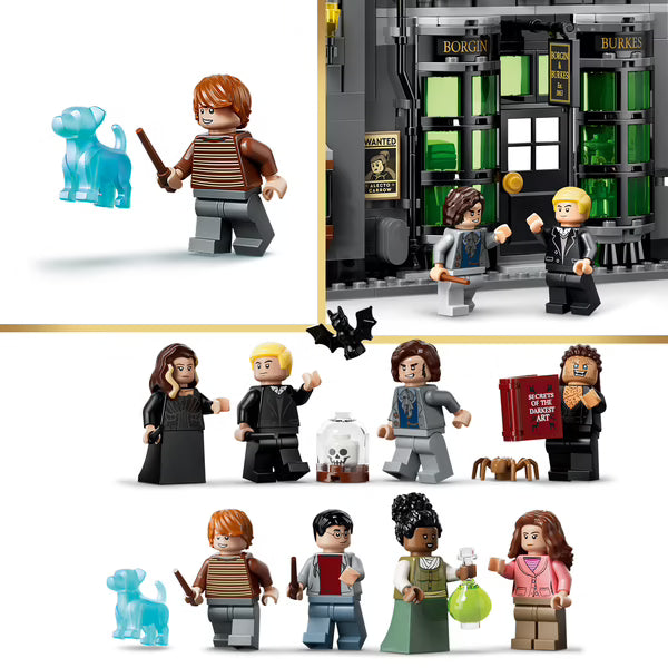 LEGO Harry Potter Knockturn Alley Wizarding Shops 76471 – 788 Pieces