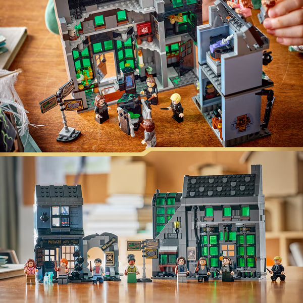 LEGO Harry Potter Knockturn Alley Wizarding Shops 76471 – 788 Pieces