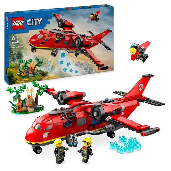 LEGO City Fire Rescue Plane 60413 – 478 Pieces