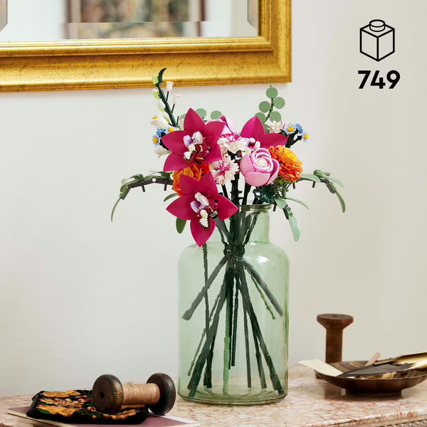 LEGO Botanicals Pretty Pink Flower Bouquet 10342 – 749 Pieces