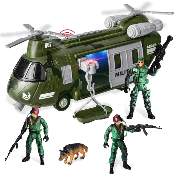 Friction Powered Transport Helicopter