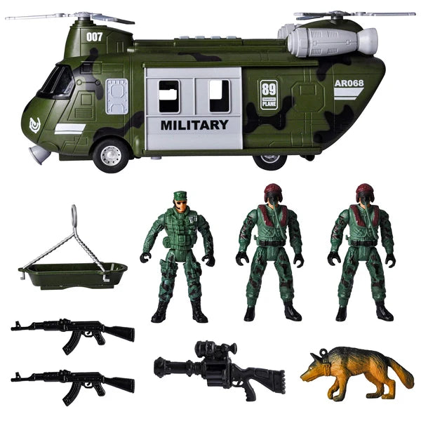 Friction Powered Transport Helicopter