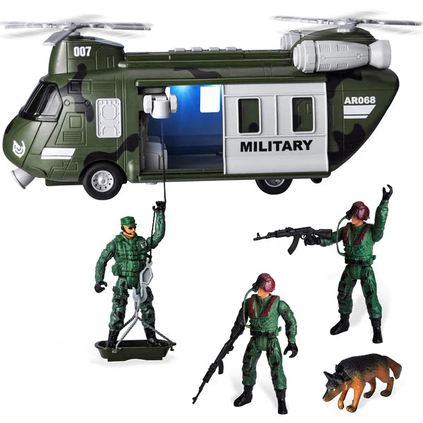 Friction Powered Transport Helicopter