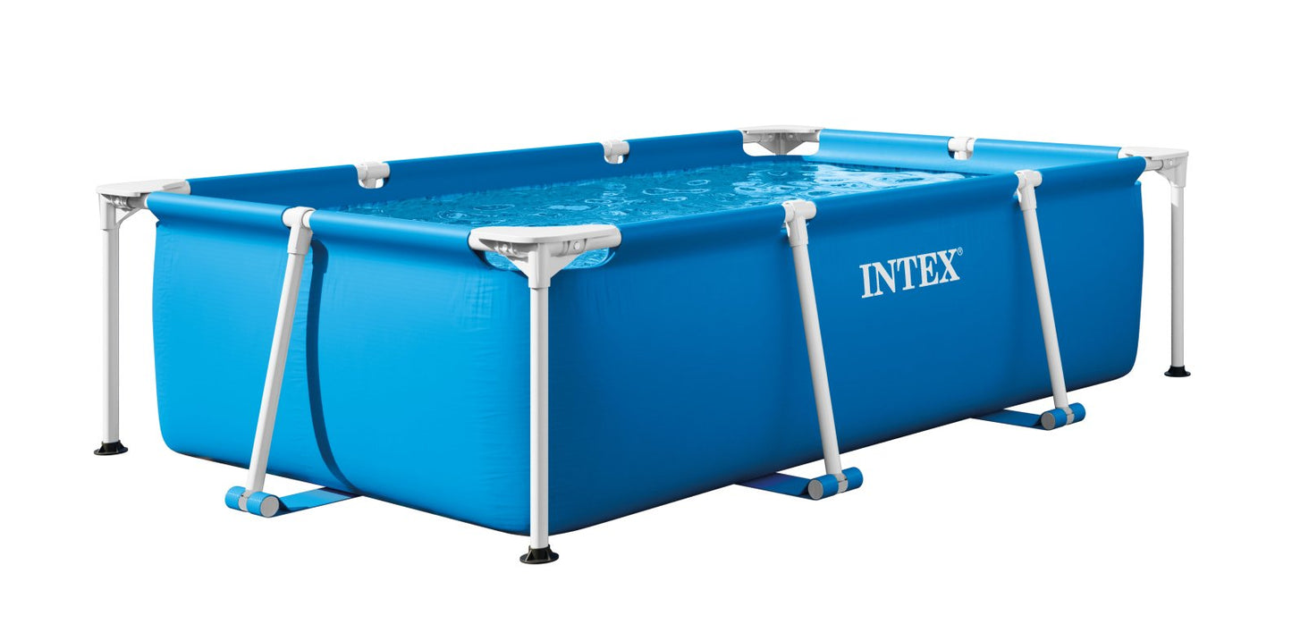 Intex Blue Rectangular Frame Pool 220cm x 150cm x 60cm