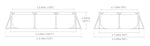Intex Rectangular Frame Pool 2.6cm x 1.6cm x 0.65cm