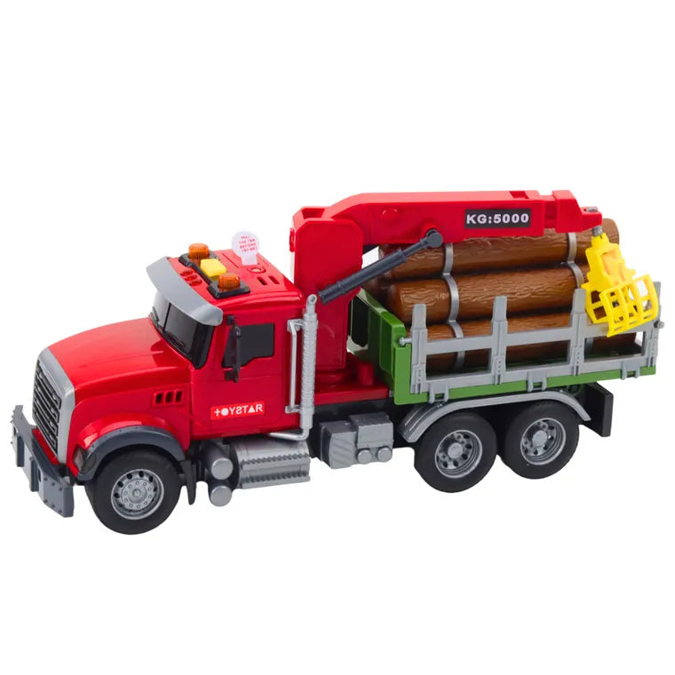 Timber Crane Truck, Interactive Vehicle 63cm