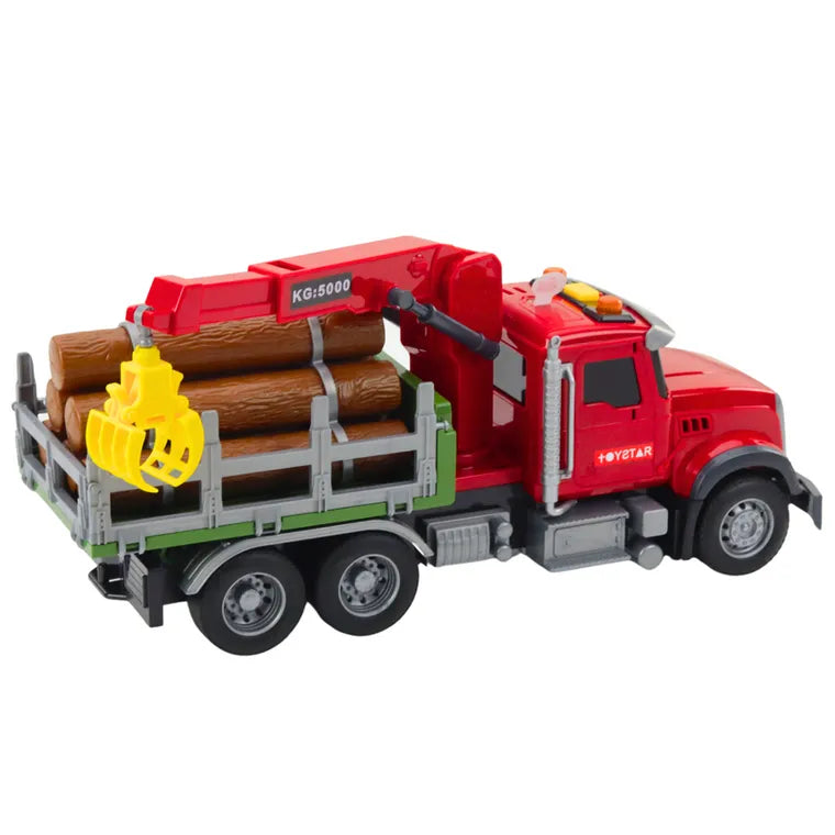 Timber Crane Truck, Interactive Vehicle 63cm