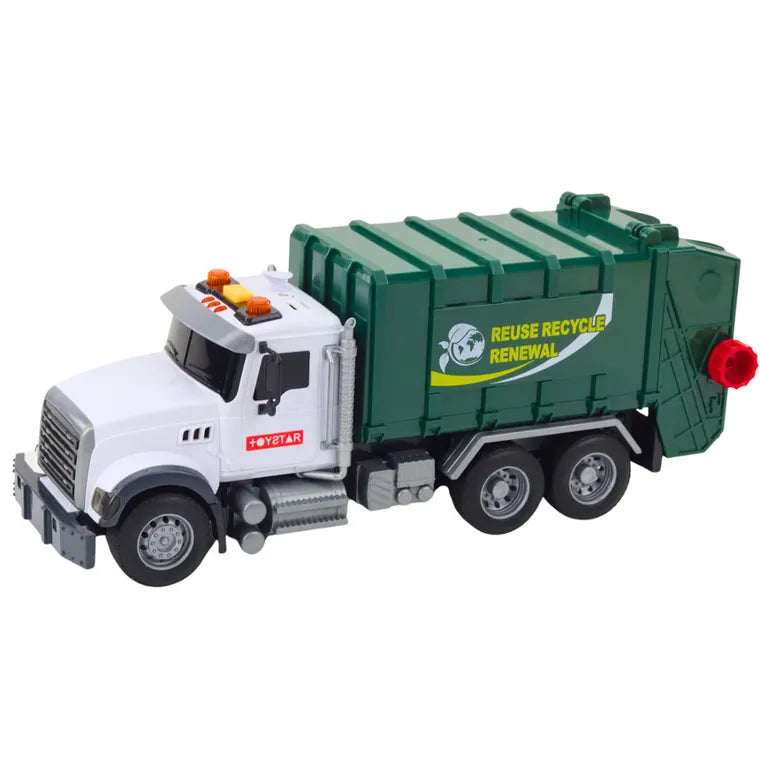 Garbage Truck, City Vehicle, Green, 1:14