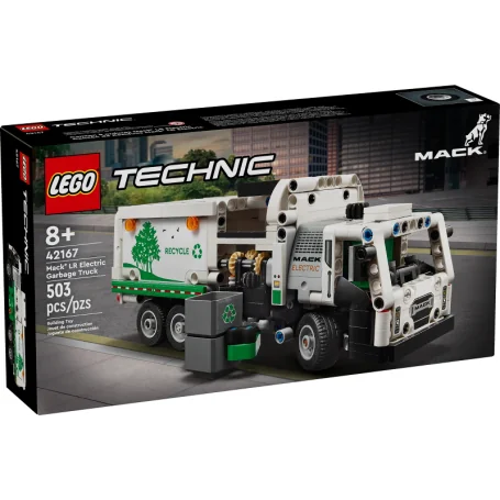 Lego Technic Mack® LR Electric Garbage Truck, 503 pcs