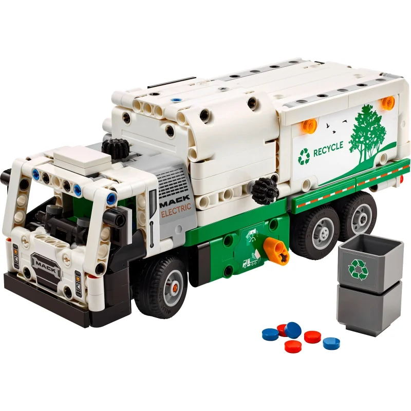 Lego Technic Mack® LR Electric Garbage Truck, 503 pcs