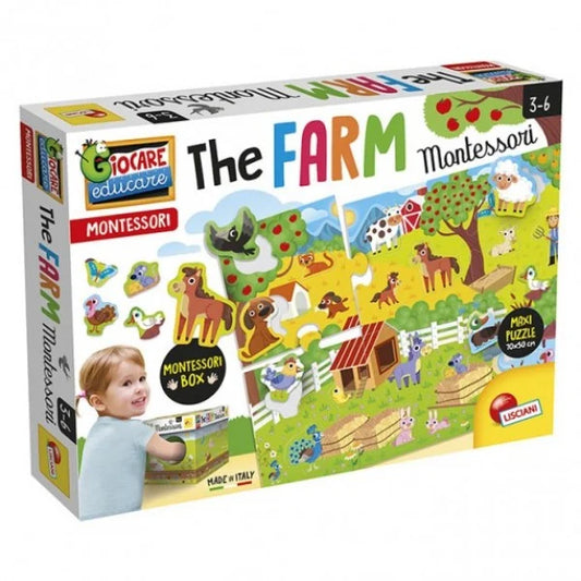 Lisciani Montessori The Farm Puzzle