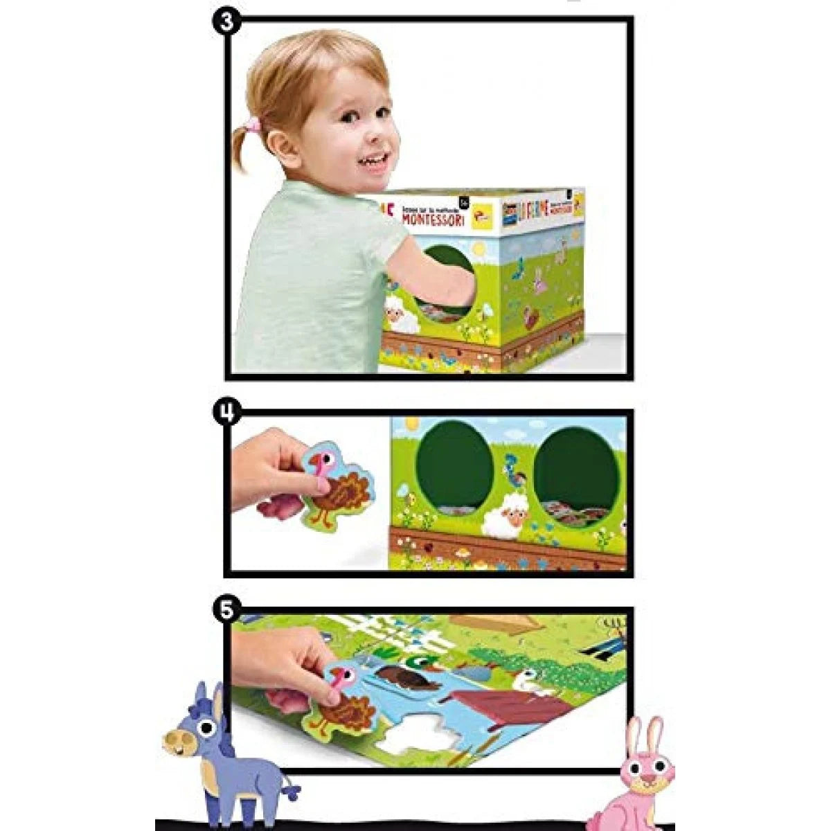 Lisciani Montessori The Farm Puzzle