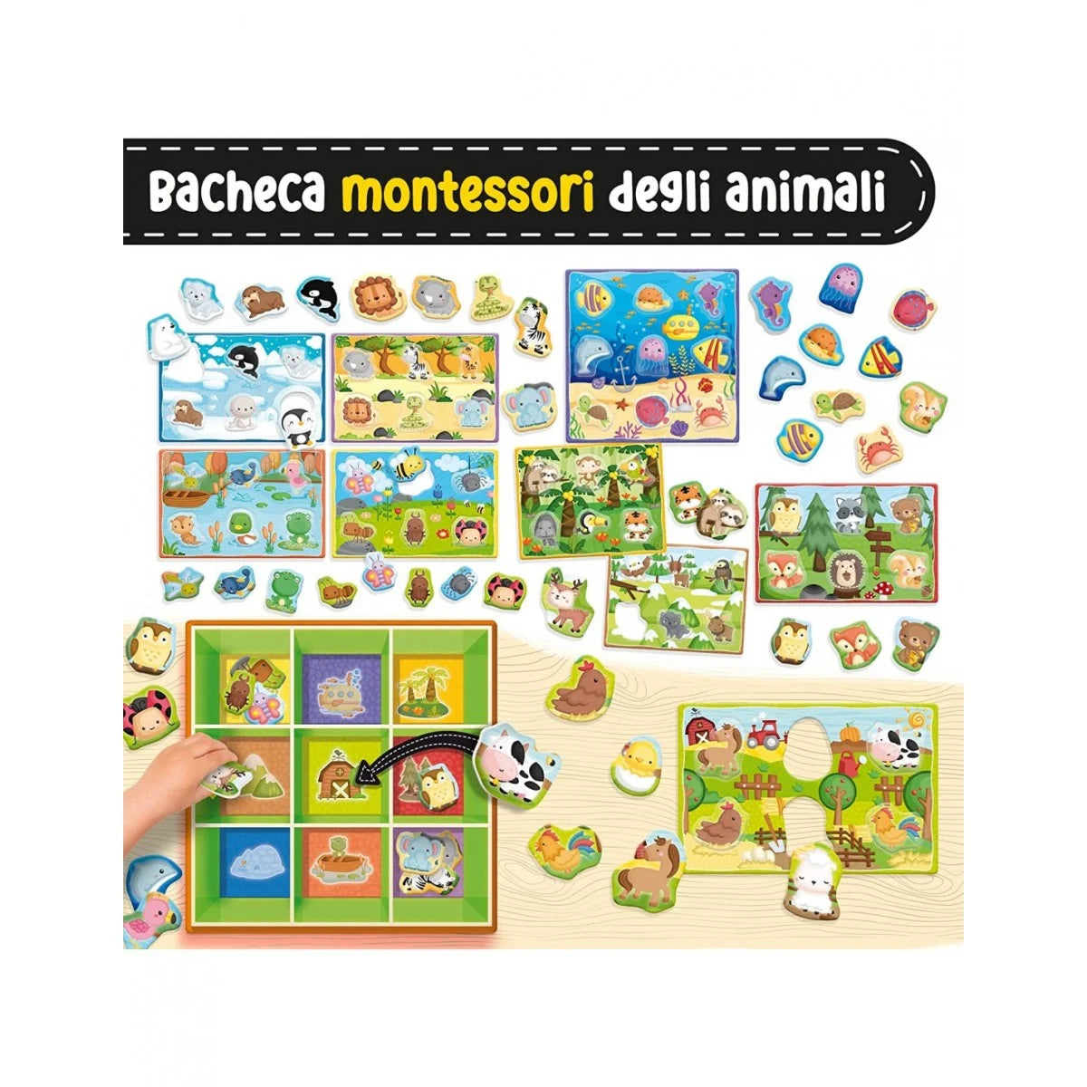 Lisciani Montessori Baby Happy Animals