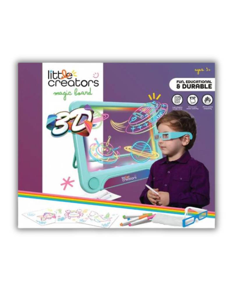 Little Creators 3D Magic Drawing Board – Kids 3D Art & Drawing Set