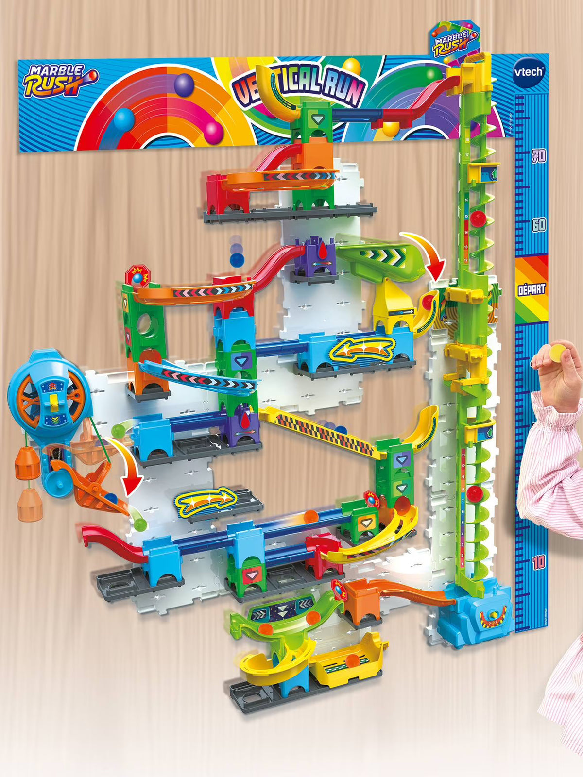 VTech Marble Rush Ultimate Vertical Run V100E – 93 Pieces