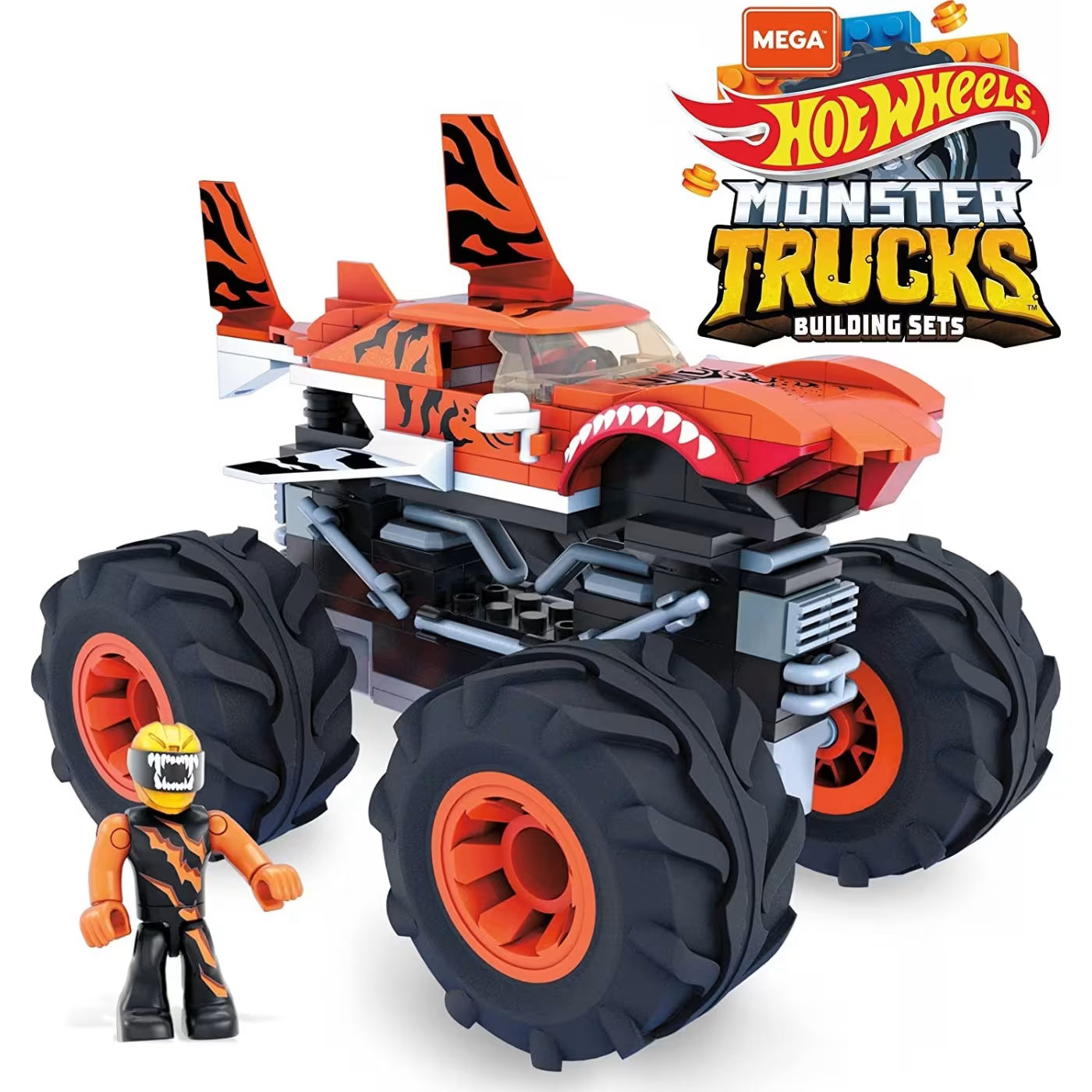 MEGA Mega Constract Hot Tiger Shark Monster Truck 187Pcs