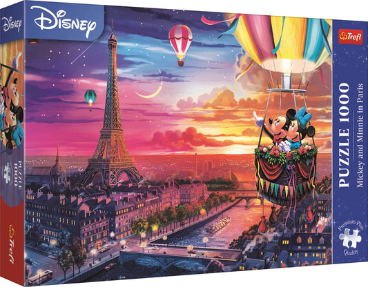Trefl Puzzle Premium Plus Mickey and Minnie in Paris 1000 Pieces