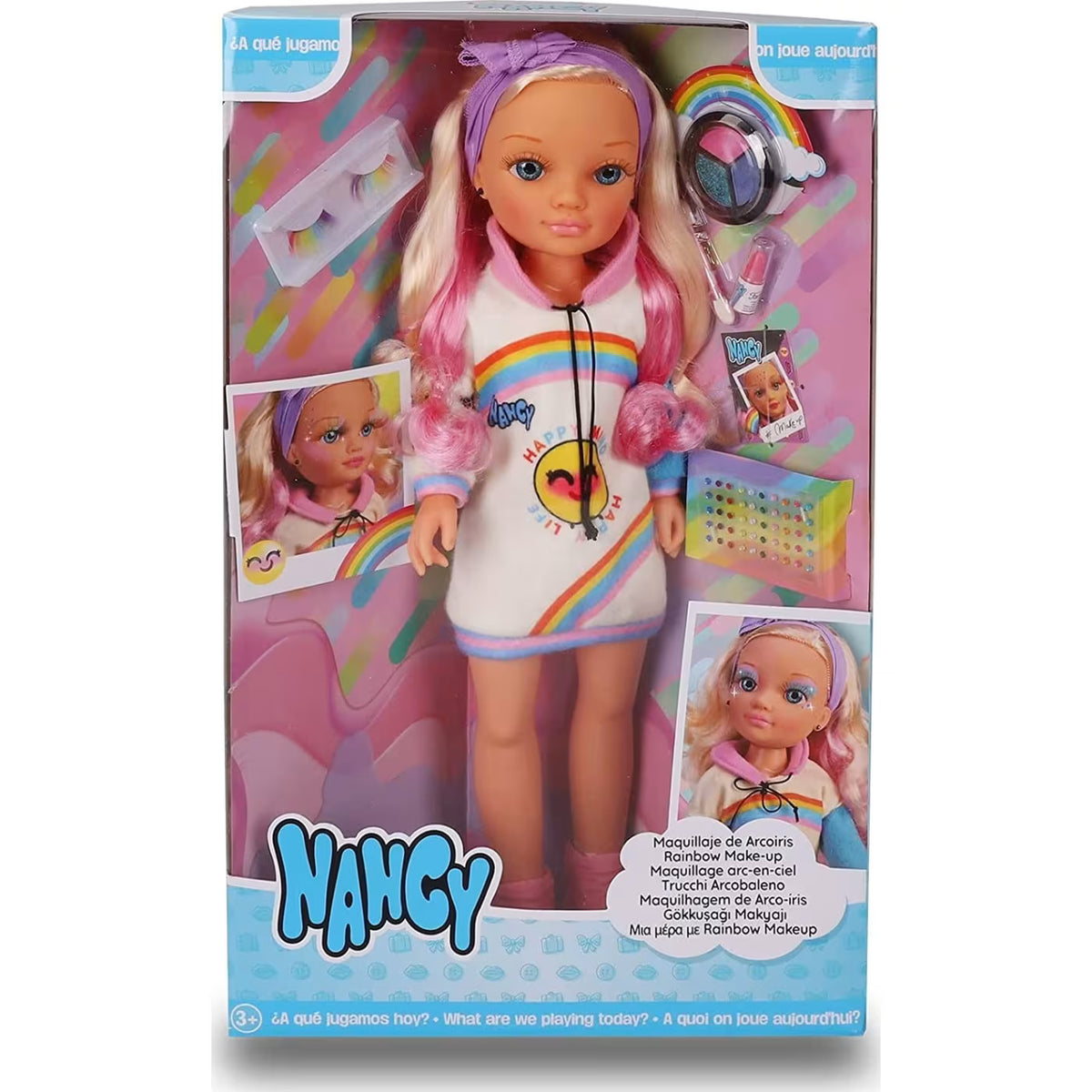 Nancy Rainbow Makeup Doll