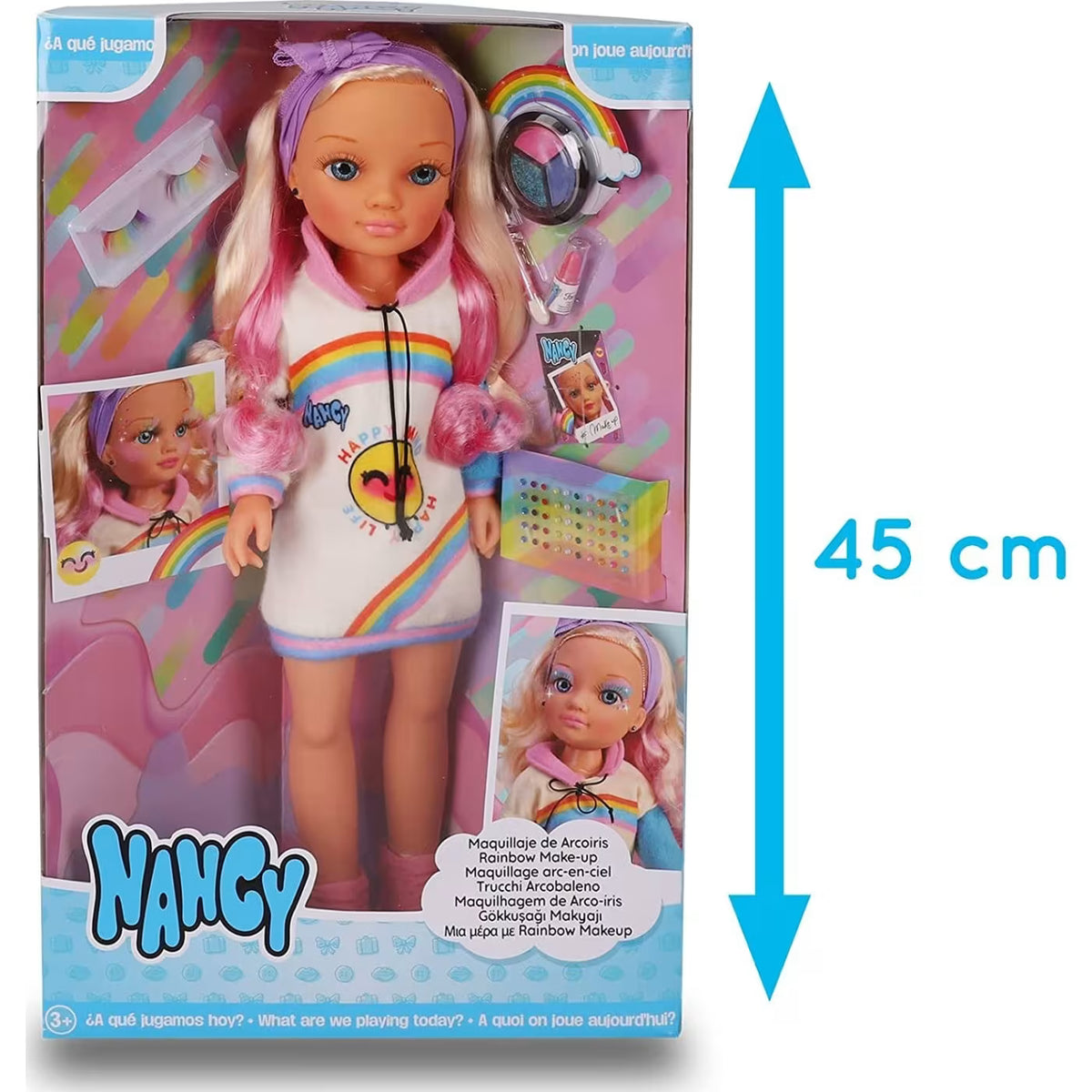 Nancy Rainbow Makeup Doll