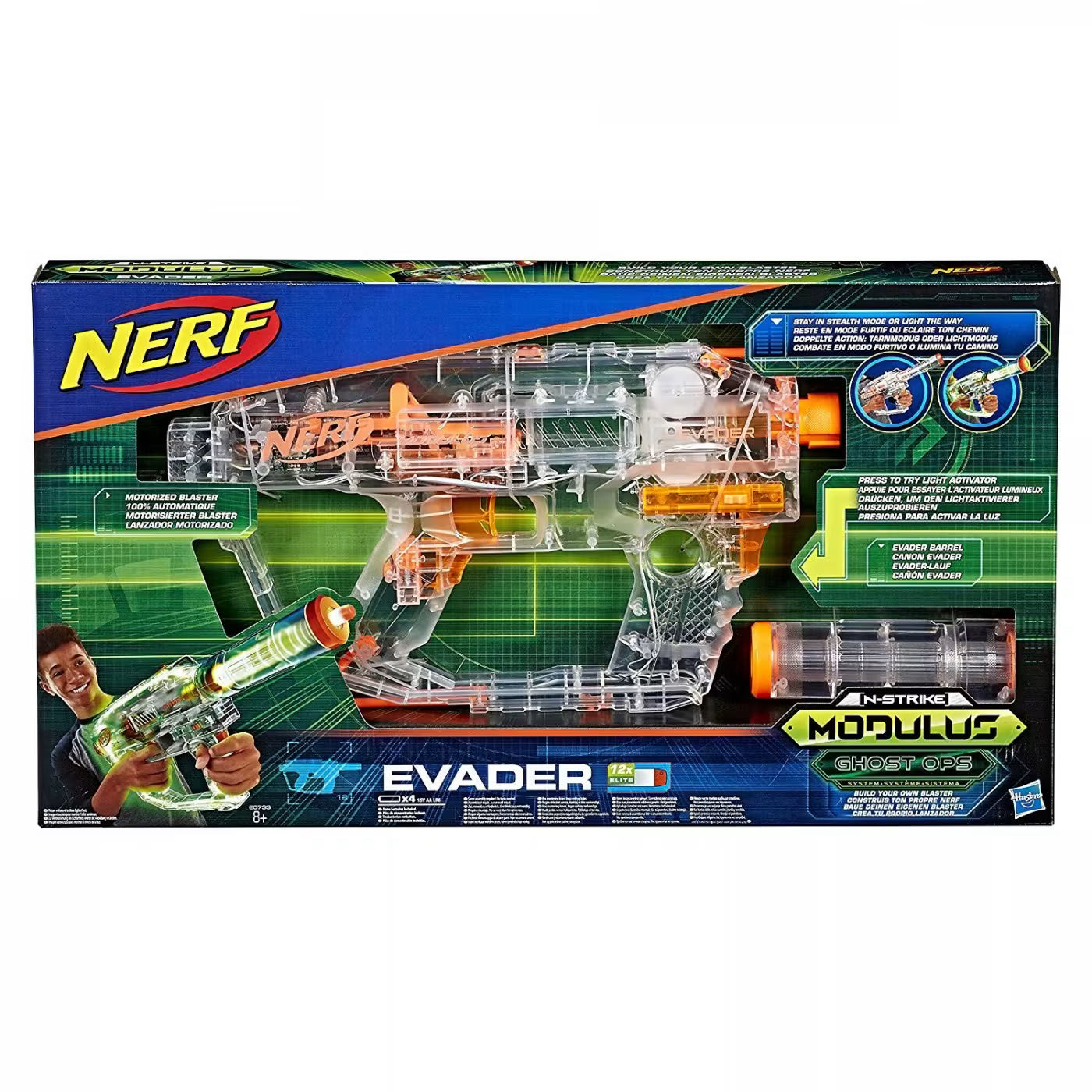 Hasbro Nerf Modulus Ghost Ops Evader Blaster