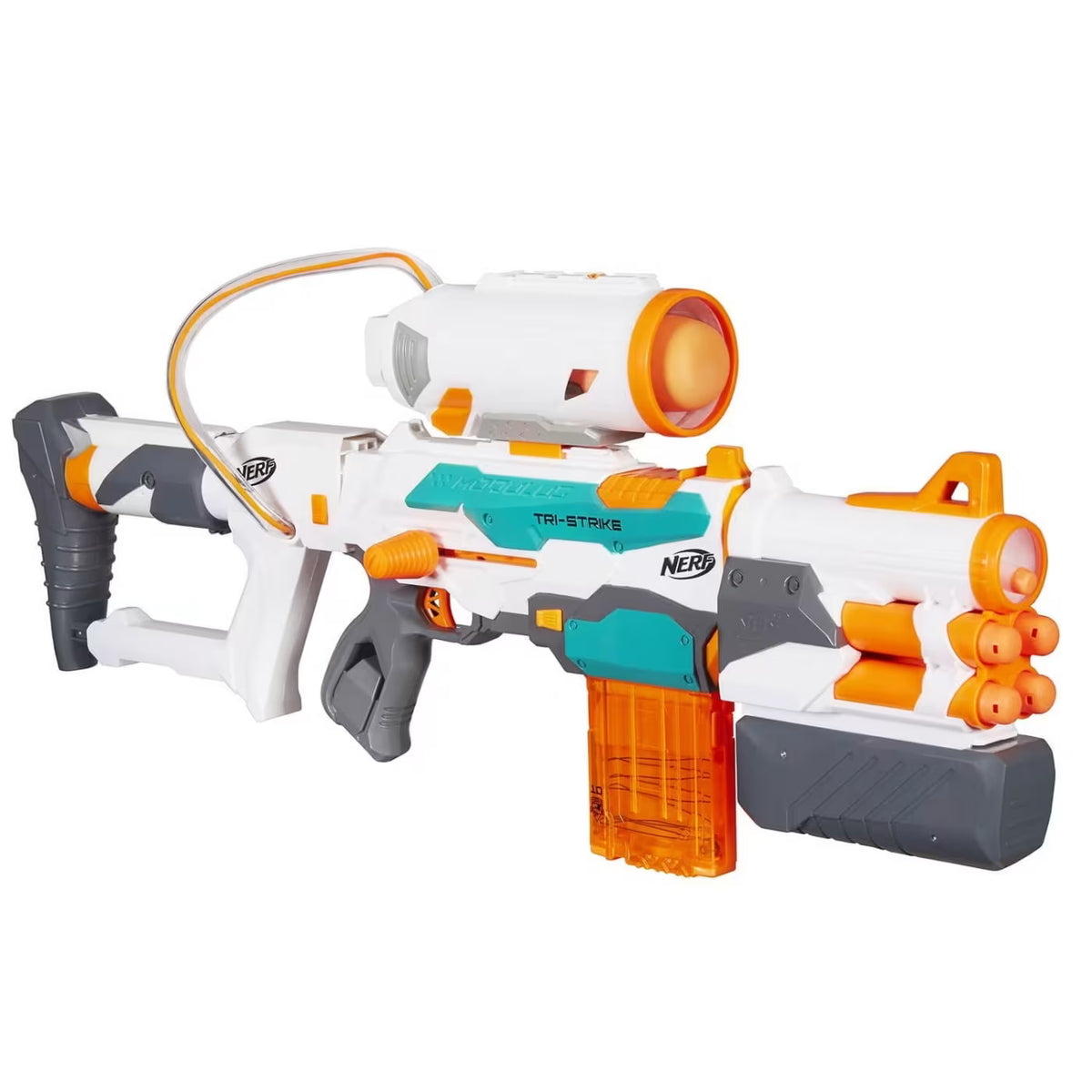 NERF Modulus Tri-Strike Blaster B5577 – 3-in-1 Blaster