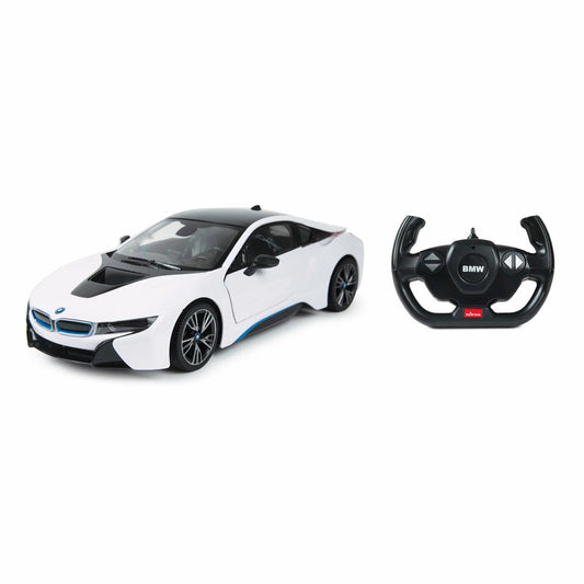 Rastar BMW i8 1:14 Remote Control Car – White/Matte Black | 71070