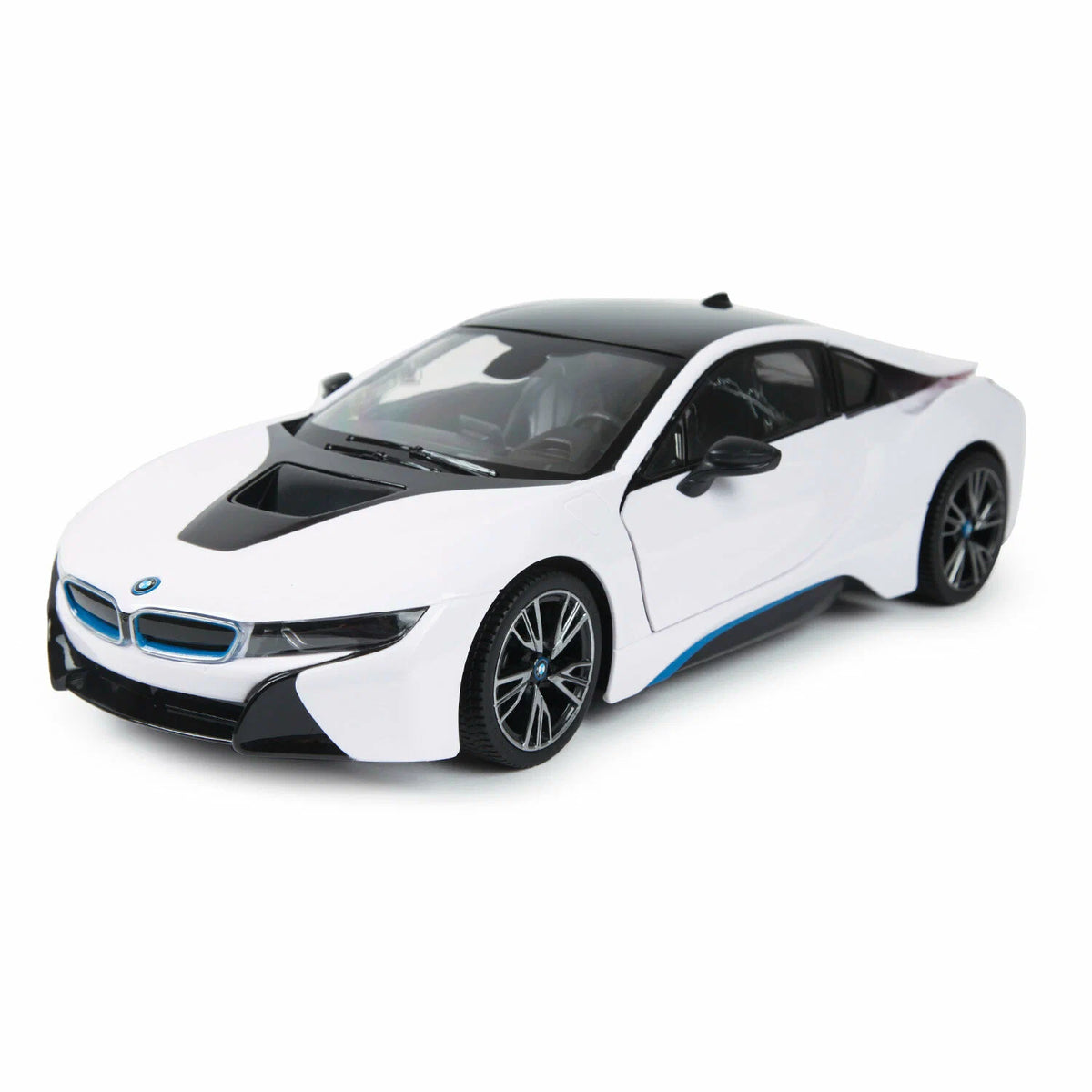 Rastar BMW i8 1:14 Remote Control Car – White/Matte Black | 71070