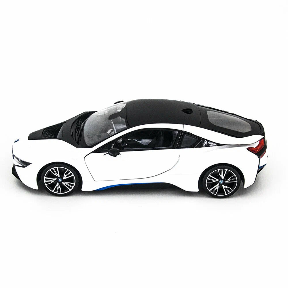 Rastar BMW i8 1:14 Remote Control Car – White/Matte Black | 71070
