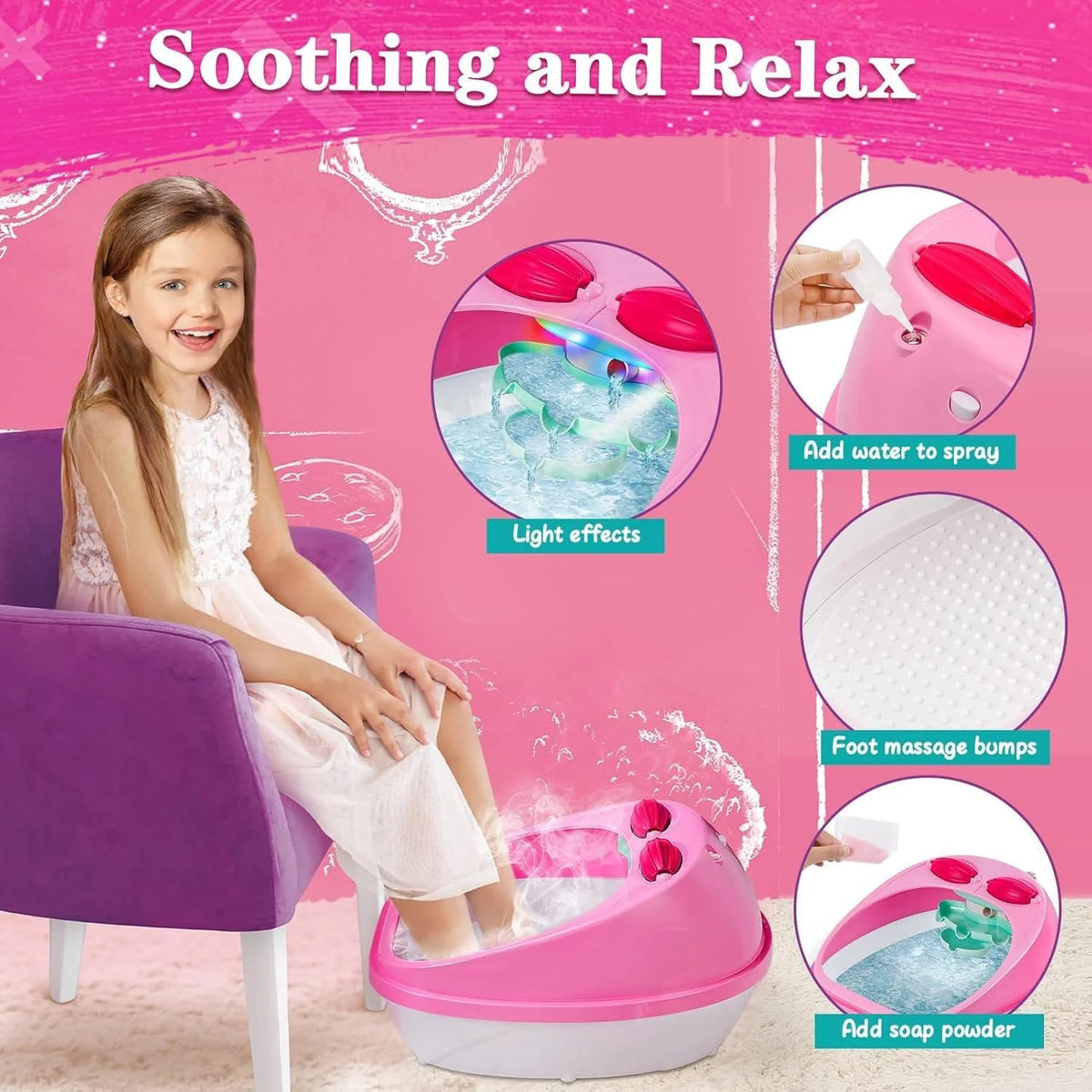 Pedicure Spa Set  – Kids Beauty & Salon Play Set