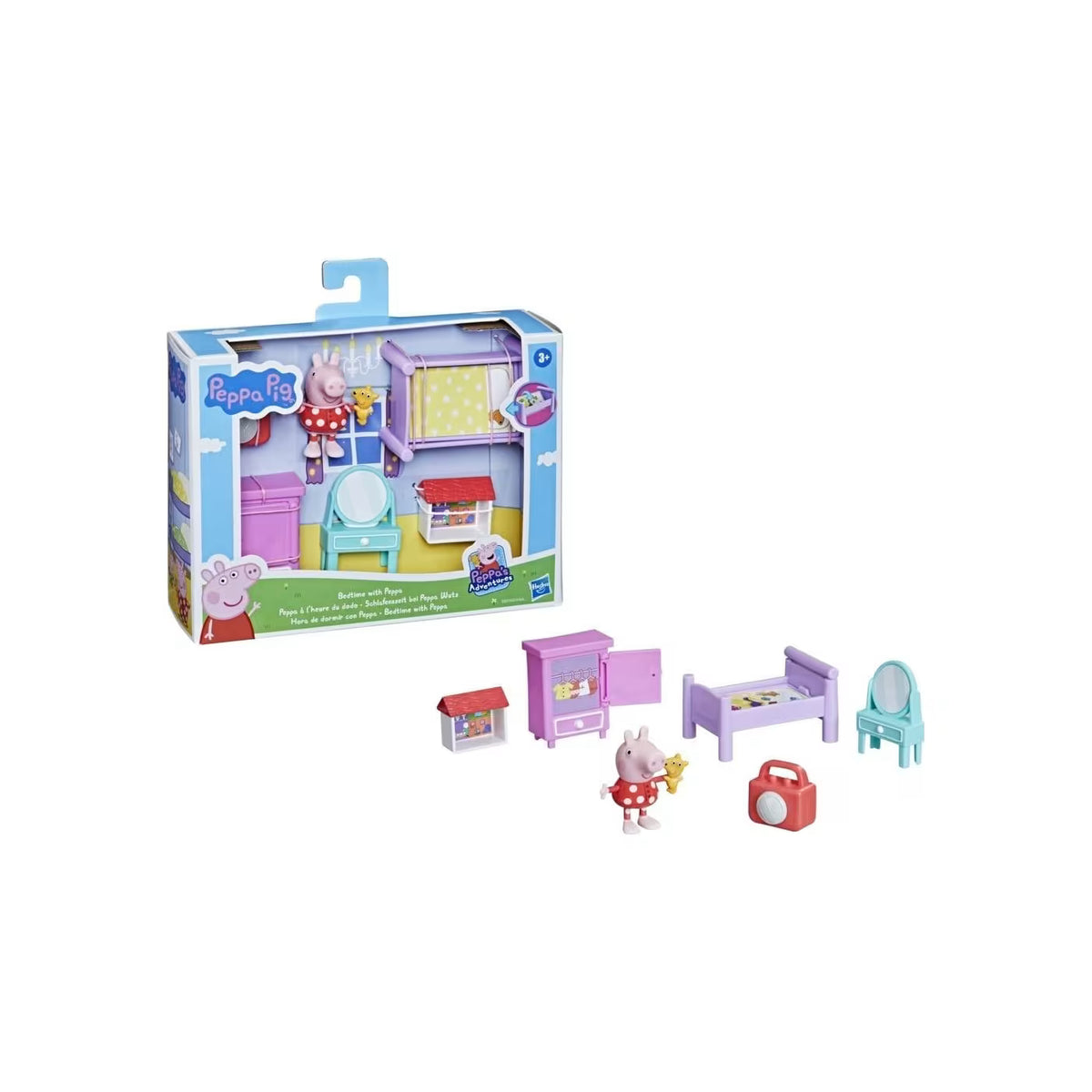 Peppa Pig Bedtime with Peppa Playset – 1 Figure