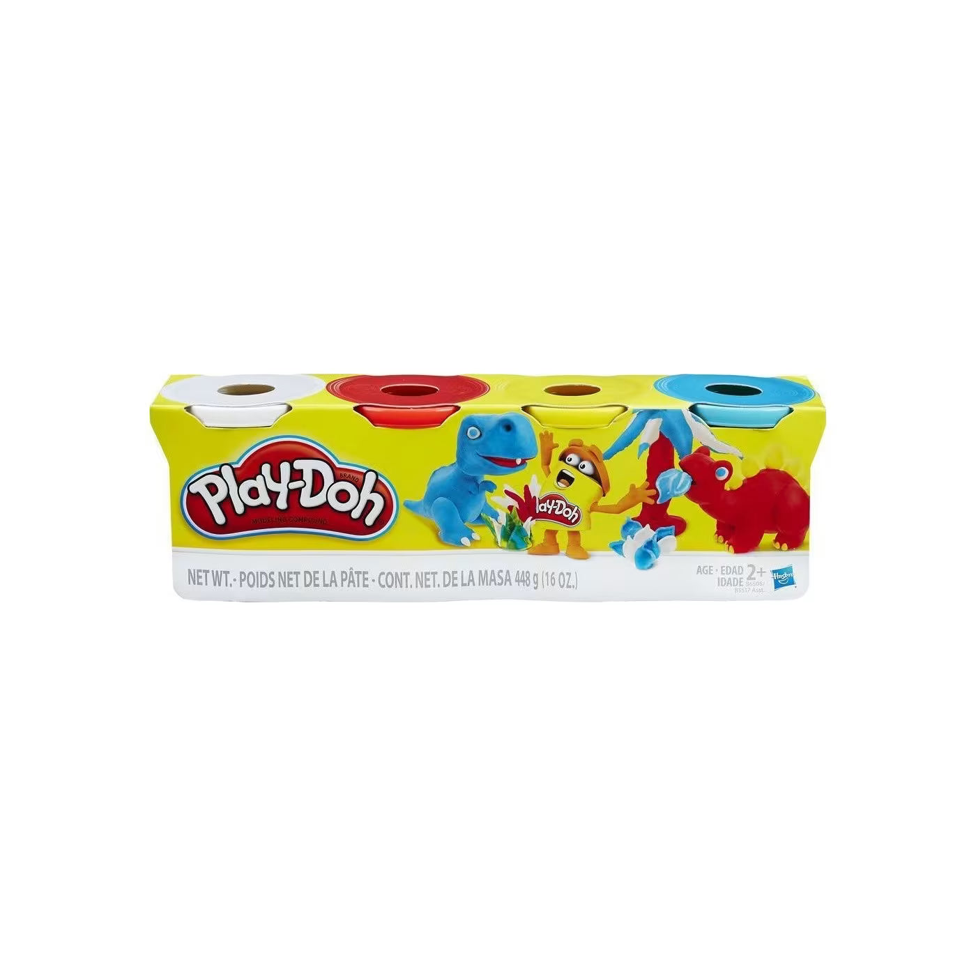 Play-Doh 4-Pack of Modeling Compound Dinosaurs B5517 – 448 g