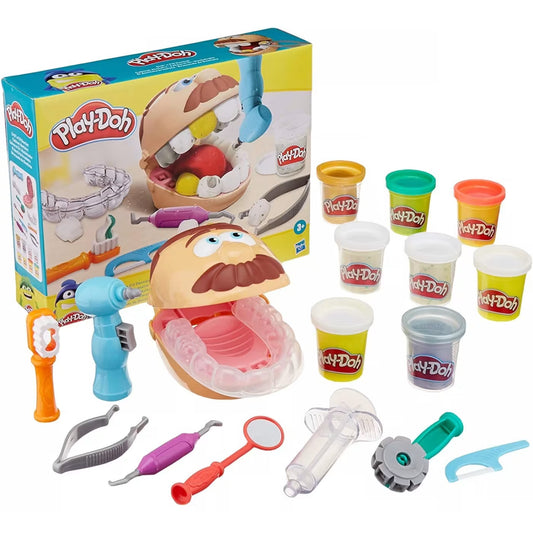 Play-Doh Drill ’n Fill Dentist Playset F1259 – 6 Cans