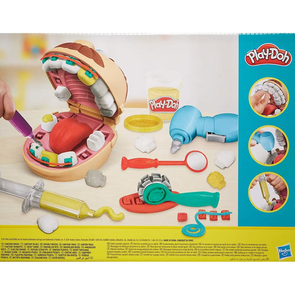 Play-Doh Drill ’n Fill Dentist Playset F1259 – 6 Cans