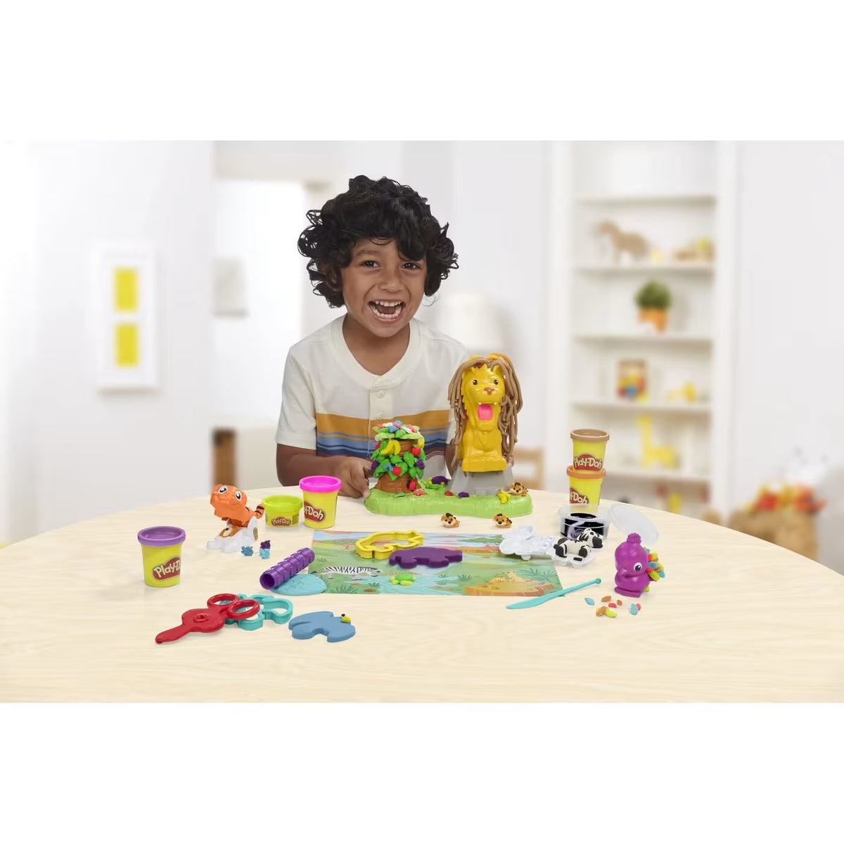 Play-Doh Growin’ Mane Lion & Friends F72215 – 11 Cans