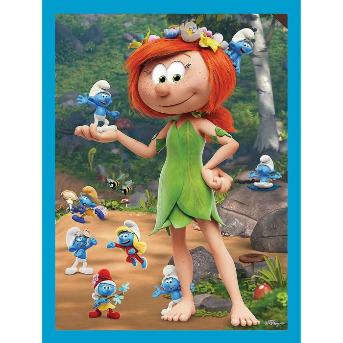 Trefl Puzzle 2 in 1 The Smurfs 30 to 48 Pieces