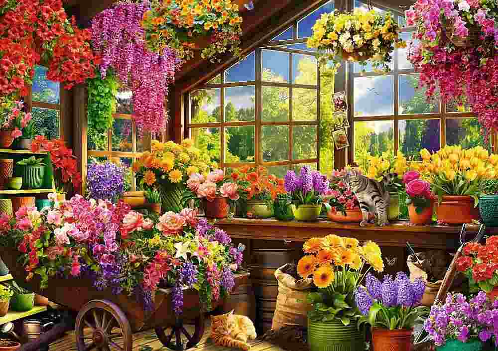 Trefl Puzzle Premium Plus: Preparing for Spring 1000 Pieces