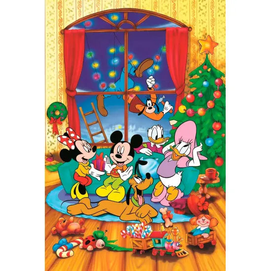 Trefl 40th Anniversary Puzzle Mickey Mouse and Friends - Xmas 600 pieces