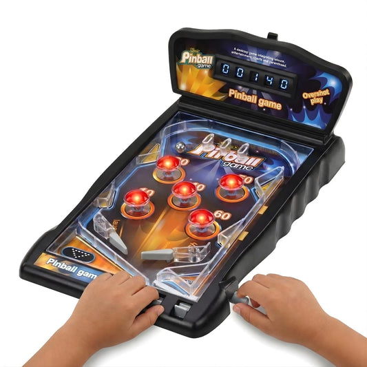Tabletop Pinball Machine — Mini Pinball Game with Built-in Score