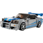 LEGO Speed Champions 2 Fast 2 Furious Nissan Skyline GT-R (R34) 76917 – 319 Pieces