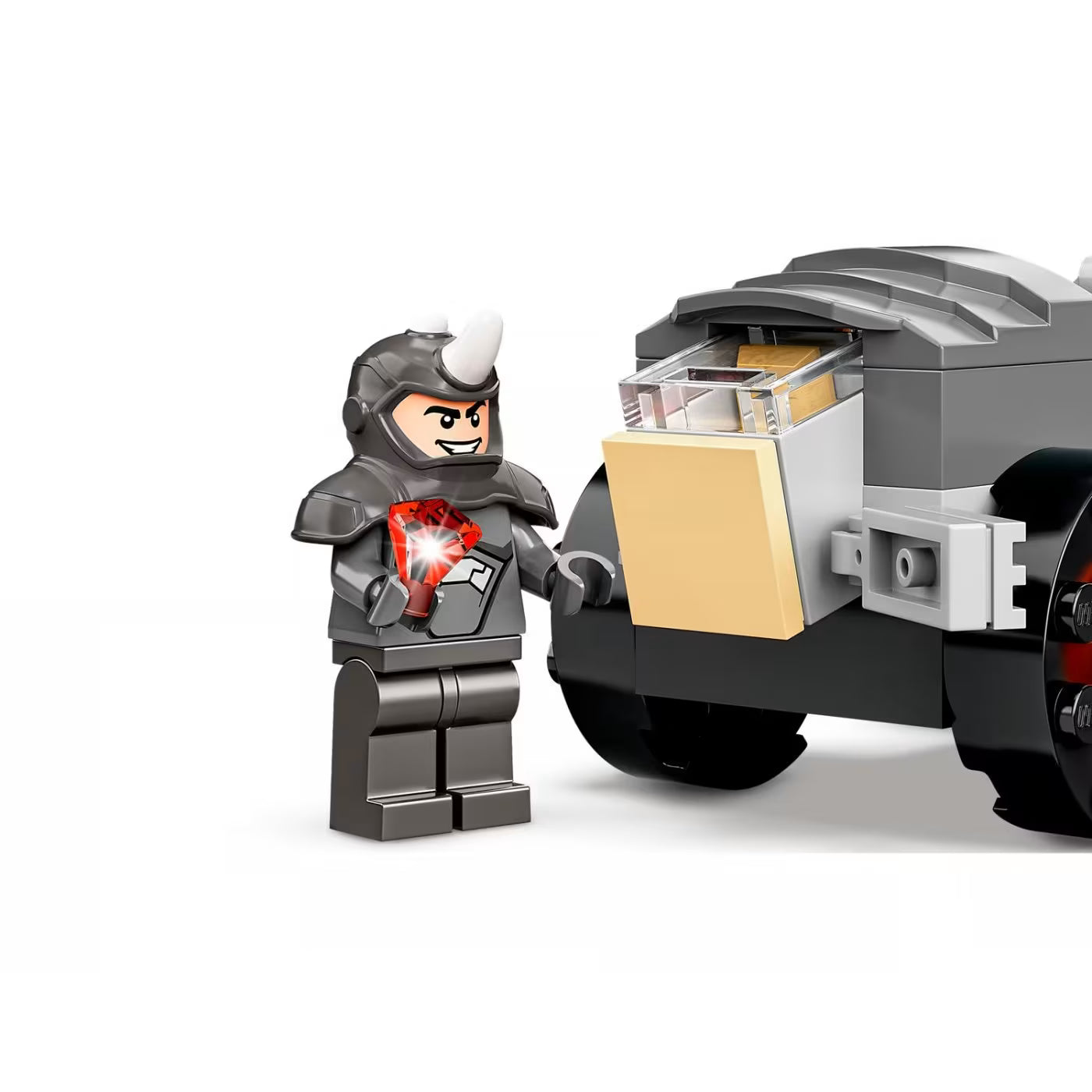 LEGO Spiderman Hulk Vs. Rhino Truck Showdown