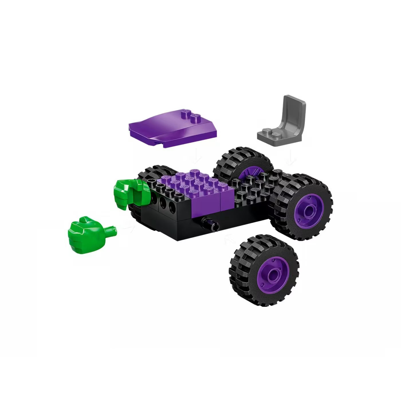LEGO Spiderman Hulk Vs. Rhino Truck Showdown