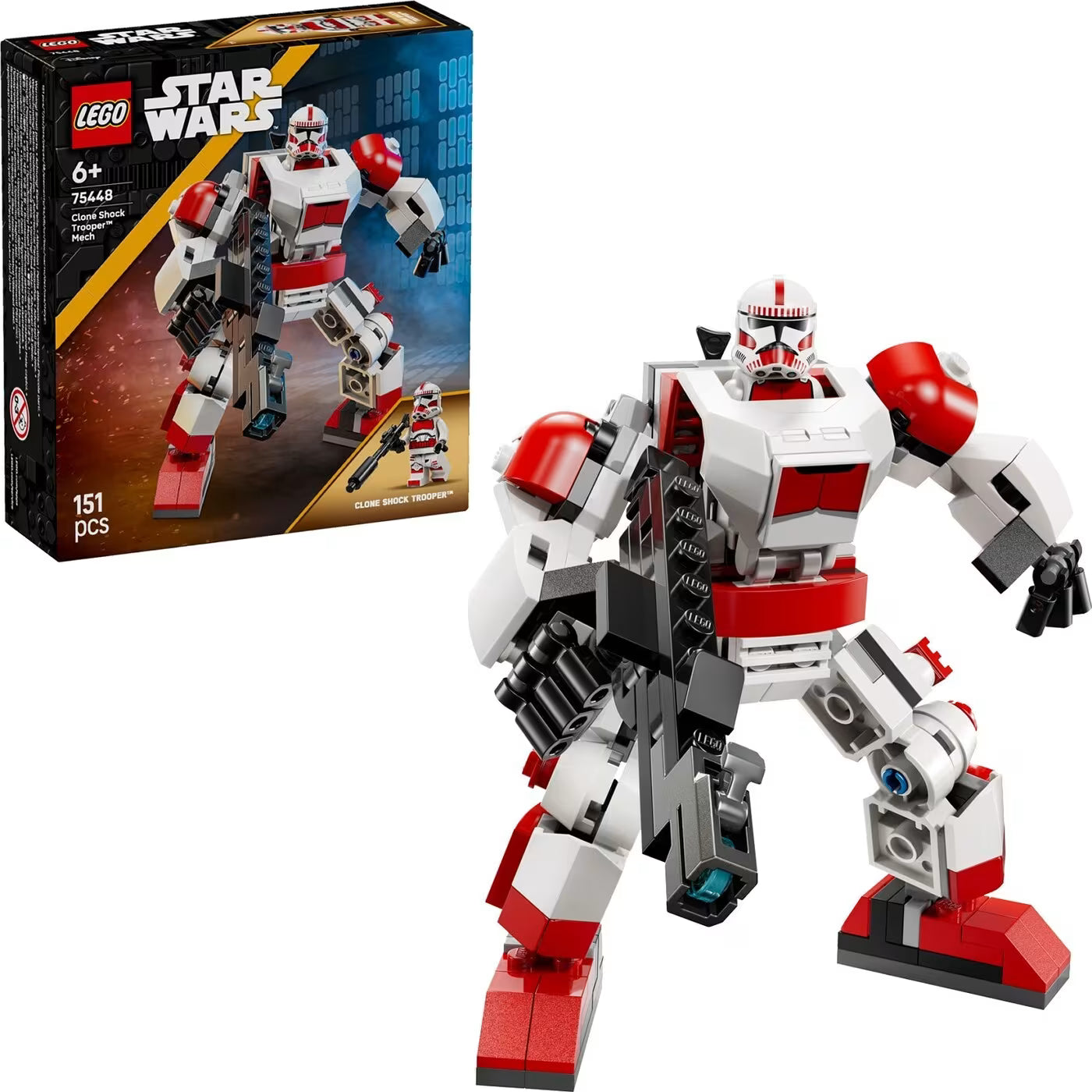 LEGO Star Wars Clone Shock Trooper Mech 75448 – 151 Pieces