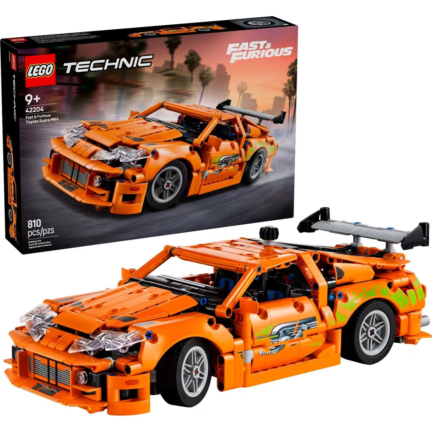 LEGO Technic Fast & Furious Toyota Supra MK4 42204 – 810 Pieces