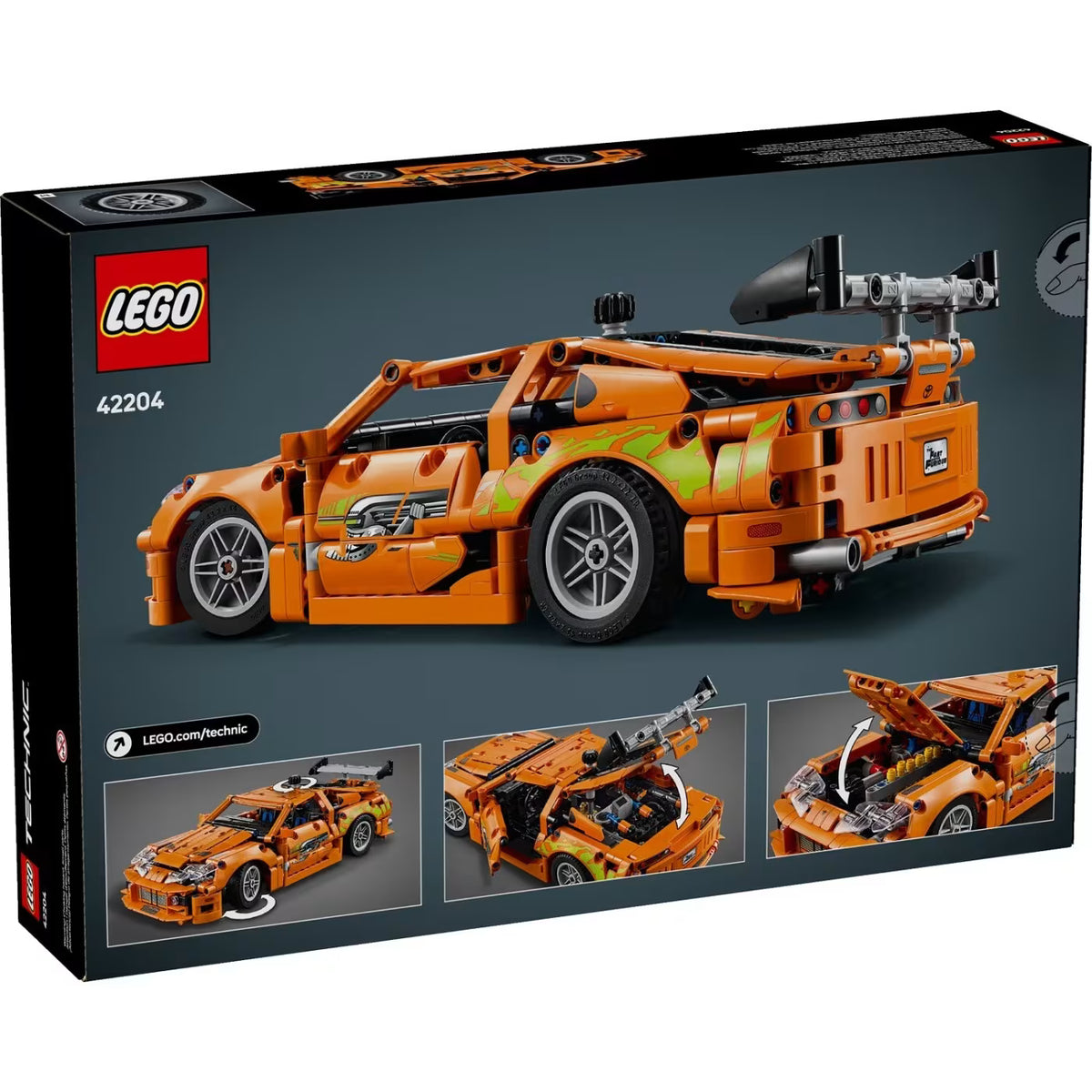 LEGO Technic Fast & Furious Toyota Supra MK4 42204 – 810 Pieces