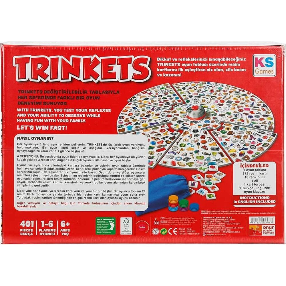 Ks Games Trinkets Board Game