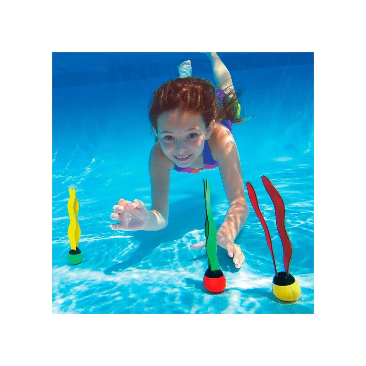 INTEX Underwater Diving Pool Toy Sinking Fun Balls (3 Pack)
