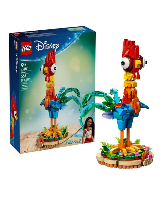 LEGO Disney Heihei 43272 – Moana 2 Displayable Animal Building Set | 566 Pieces