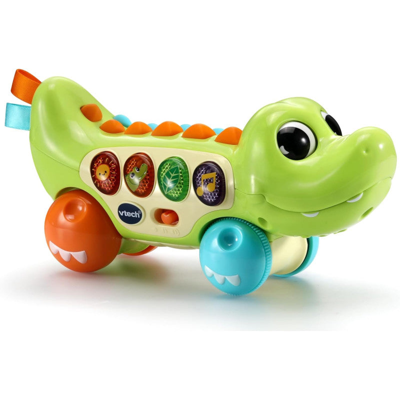 VTech Baby Squishy Spikes Alligator – Push-Along Toy